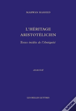 Capa do artigo L'Héritage Aristotélicien