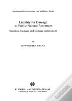 Liability For Damage To Public Natural Resources