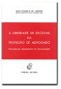 Liberdade de Escolha da Profissão de Advogado - Preview