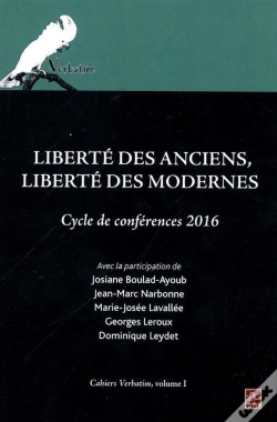 Capa do artigo Liberte Des Anciens, Liberte Des Modernes : Cycle De Conferences