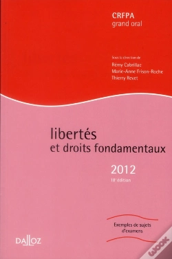 Capa do artigo Libertés Et Droits Fondamentaux (Édition 2012)
