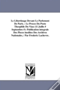 Capa do artigo Libertinage Devant Le Parlement De Paris.
