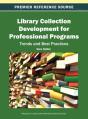 Library Collection Development For Professional Programs - Preview