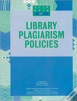 Capa do artigo Library Plagiarism Policies