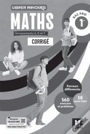 Capa do artigo Libres Parcours : Maths ; 1re Bac Pro, Groupements A, B Et C ; Corrigé (Édition 2026)