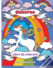 Libro Da Colorare Unicorno Per Bambini D