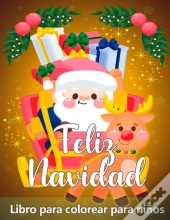 Libro Para Colorear De Navidad Para Ni O