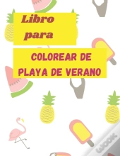 Libro Para Colorear De Playa  De Verano