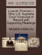 Licavoli (Thomas) V. Ohio U.S. Supreme Court Transcript Of Record With Supporting Pleadings - Preview
