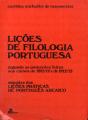 Lições de Filologia Portuguesa - Preview