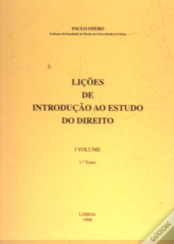 Capa do artigo Lições de Introdução ao Estudo do Direito - I Volume 1º Tomo