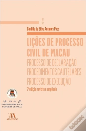 Capa do artigo Lições de Processo Civil de Macau