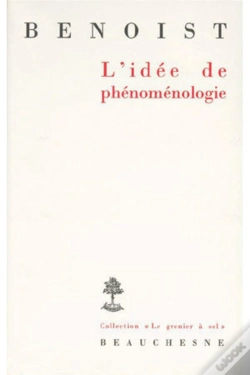 Capa do artigo L'Idee De Phenomenologie