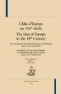 L'Idée D'Europe Au Xviiie Siècle ; The Idea Of Europe In The 18th Century - Preview