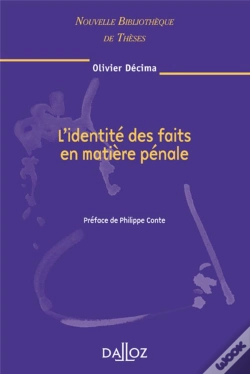 Capa do artigo L'Identité Des Faits En Matière Pénale - Volume 74