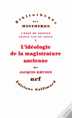 Capa do artigo L'Idéologie De La Magistrature Ancienne