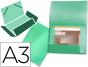 LIDERPAPEL - PASTA A3 C/ELAST. VERDE - 32828 - Preview