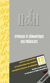 Capa do artigo Lidil, T.37 ; Syntaxe Et Sémantique Des Prédicats
