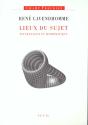 Lieux Du Sujet. Psychanalyse Et Mathematique - Preview