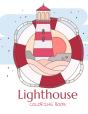 Lighthouse Coloring Book - Preview