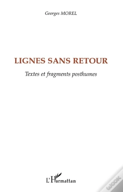 Capa do artigo Lignes Sans Retour ; Textes Et Fragments Posthumes