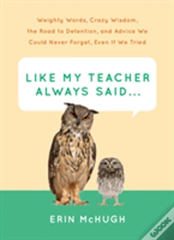 Capa do artigo Like My Teacher Always Said...