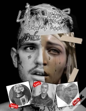 Lil Peep Lines Spirals Hearts Coloring Book