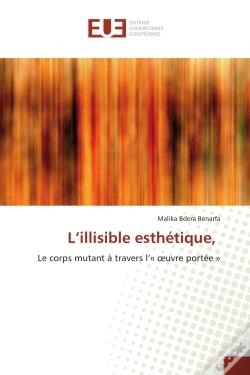 Capa do artigo L'Illisible Esthetique,