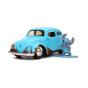 Lilo & Stitch Hollywood Rides Diecast Model 1/32 Blue Volkswagen Beetle with Figure - Preview