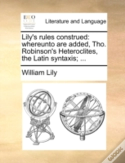Capa do artigo Lily'S Rules Construed: Whereunto Are Ad