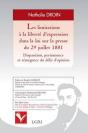 Limitations A La Liberte D'Expression Da - Preview