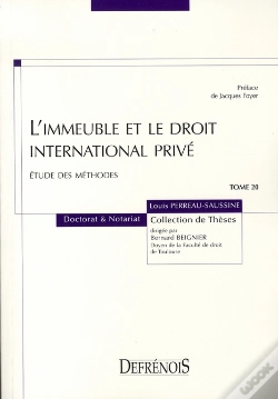 Capa do artigo L'Immeuble Et Le Droit International Privé