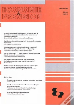 Capa do artigo L'Impact Des Decisions Des Agences De Notation Sur Le Prix Des Actions... (N.188 2009/2)