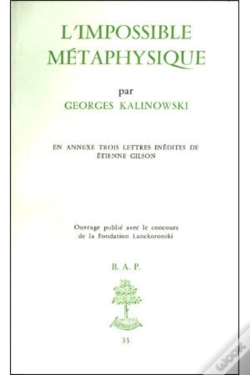 Capa do artigo L'Impossible Metaphysique En Annexe : Trois Lettres Inedites D'Etienne Gilson