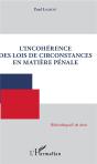 L'Incohérence Des Lois De Circonstances En Matière Pénale - Preview