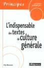 L'Indispensable Des Textes De Culture Generale - Preview