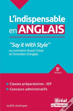 Capa do artigo L'Indispensable En Anglais : Say It With Style (5e Édition)