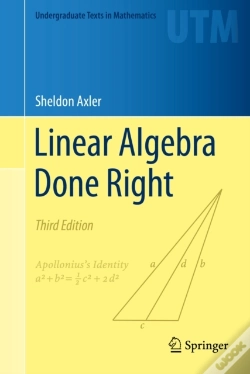 Capa do artigo Linear Algebra Done Right