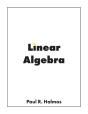 Linear Algebra: Finite-Dimensional Vecto - Preview