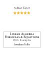 Linear Algebra Formulas & Equations - Preview