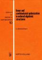 Linear And Combinatorial Optimization In Ordered Algebraic Structures - Preview