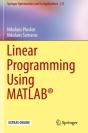 Linear Programming Using Matlabâ® - Preview