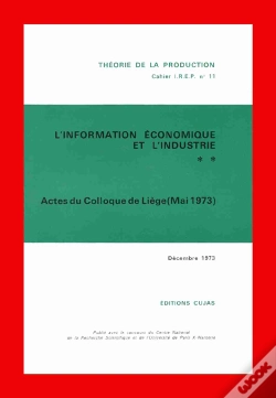 Capa do artigo L'Informatique Économique Et L'Industrie