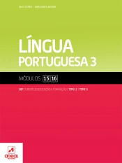 Capa do artigo Língua Portuguesa 3 - Módulos 15 e 16 - Cursos de Educação e Formação
