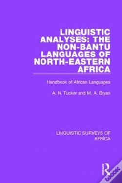 Capa do artigo Linguistic Analyses: The Non-Bantu Languages Of North-Eastern Africa