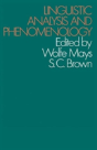 Linguistic Analysis And Phenomenology - Preview