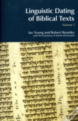 Capa do artigo Linguistic Dating Of Biblical Texts: Vol 1