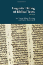 Linguistic Dating Of Biblical Texts: Volume 2 - Preview
