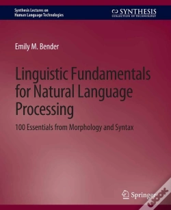 Capa do artigo Linguistic Fundamentals For Natural Language Processing