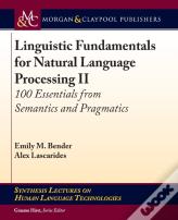 Linguistic Fundamentals For Natural Language Processing Ii